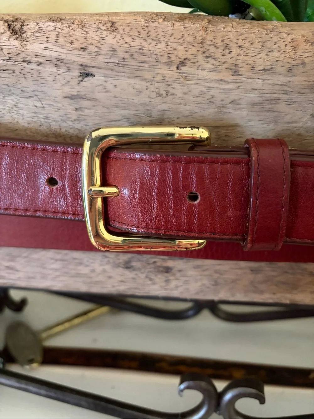 Tucker Blair tone gold belt